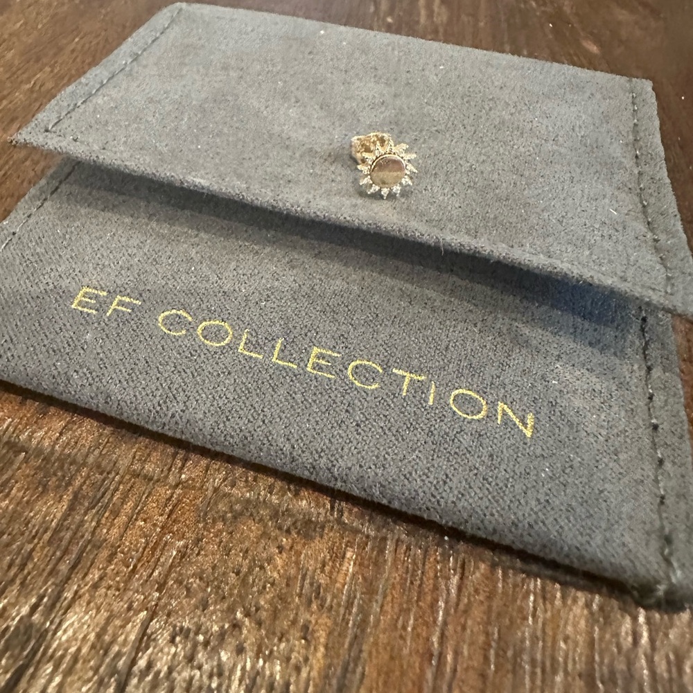 Single Diamond Ef Collection Sun Earring - image 3